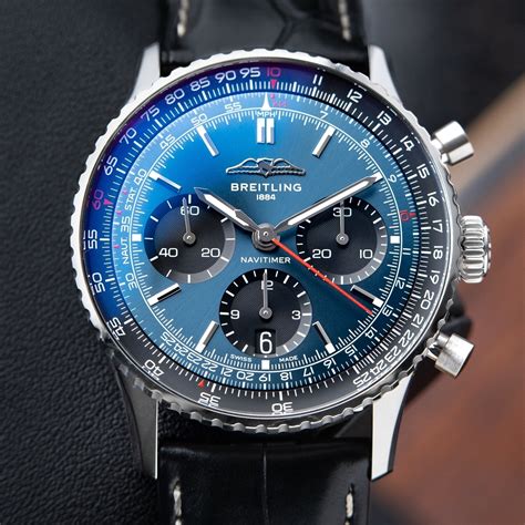 breitling poly blue|breitling blue navitimer.